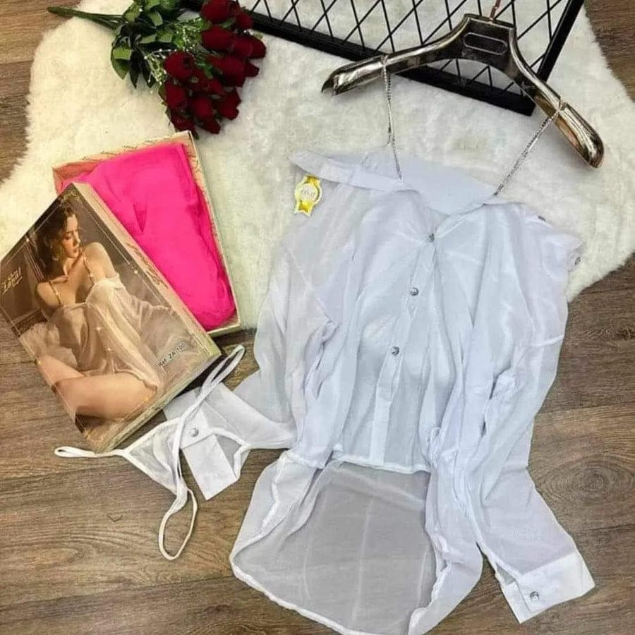 Ayleen Mesh Babydoll Two Piece Lingerie