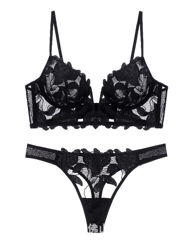 Date Night Weapon Built-In Bra Lingerie Set