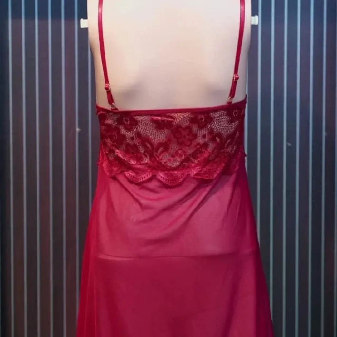 Soft Elegance Satin & Sheer Ensemble Lingerie Set