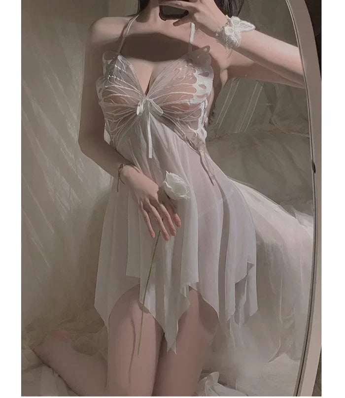 Butterfly Mesh Nightgown